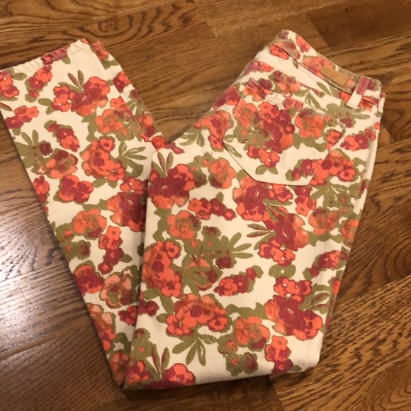 Paige Floral Skyline Ankle Peg. 25 - Picture 9 of 16